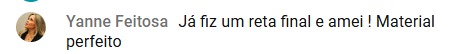 Resultado de aprovação de aluno do Revisão 4