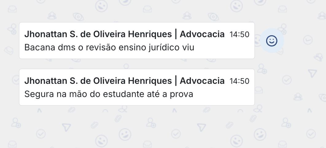 Depoimento de aluno do Revisão